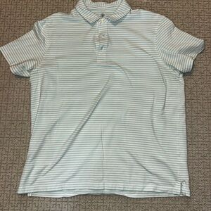 Southern Proper Striped Polo Shirt - Light Green